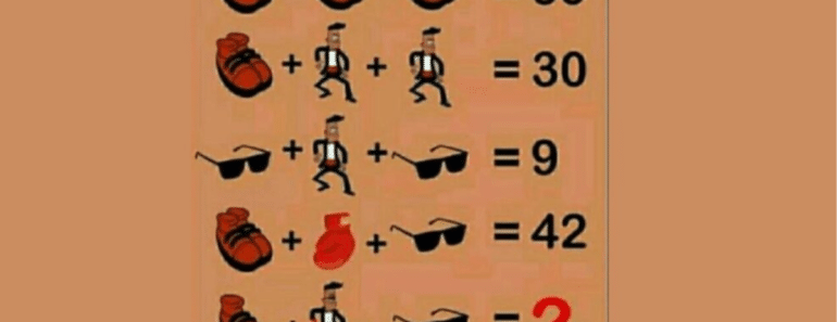 Å løse denne vil bevise at du er et geni i matematikk.