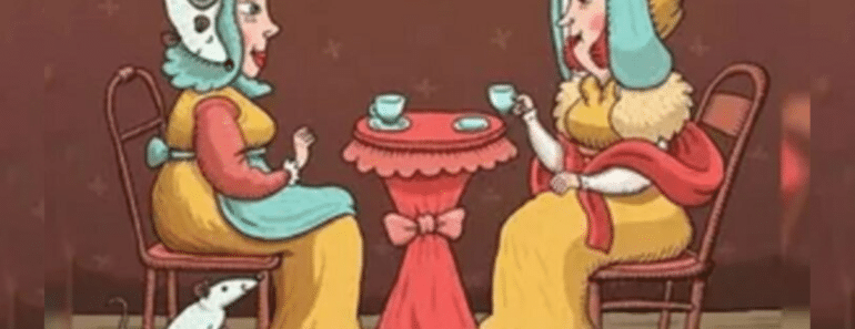 Bare personer med en IQ over gjennomsnittet vil finne de 2 musene på dette bildet!