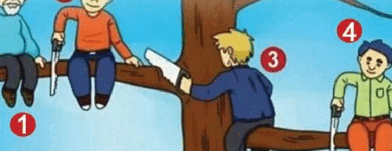 Hvem er den dummeste blandt de 4 mænd?