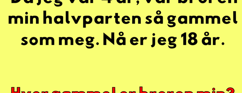 Mange nordmenn gir det feil svaret – men vet du hva svaret er?