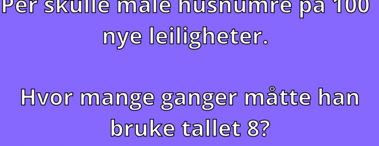 Hjernetrim: Flere misforstår denne utfordringen – kan du komme frem til løsningen?