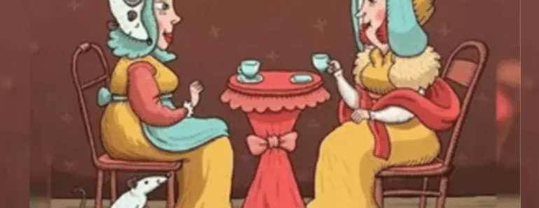 Bare mennesker med en over gjennomsnittlig IQ finner de 2 musene på dette bildet!