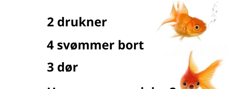 Jeg tror ingen kan løse hvor mange fisk som er igjen.