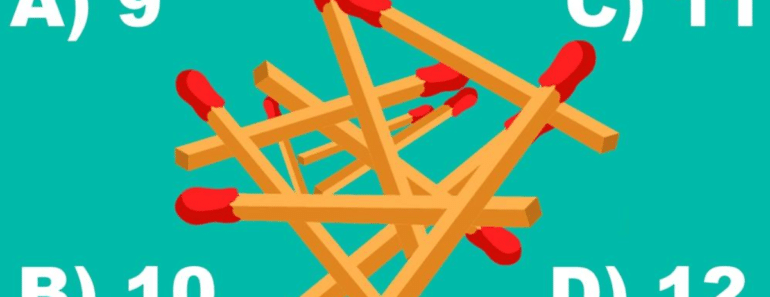 Mange nordmenn svarer feil – hvor mange fyrstikker ser du på bildet?