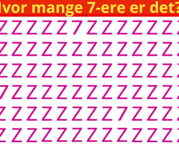 Hvor mange 7-ere er det i dette bildet? Mange vil mislykkes!