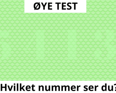 Er du blant de 1% som kan se det skjulte nummeret?