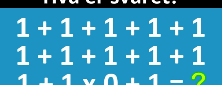 Veldig få kan løse denne oppgaven – kan du finne svaret?