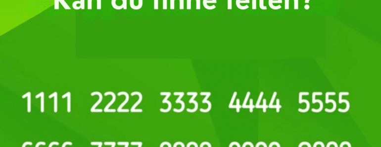 Dette er vanskelig! Kan du finne feilen på bildet nedenfor?