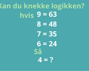 Mange tar feil av dette, hva er 4?