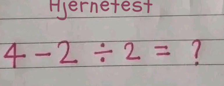 Matematisk Utfordring: Klarer Du Å Finne Svaret?