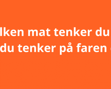 Hvilken mat tenker du på, når du tenker på faren din?