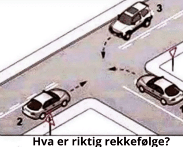 La oss se hvem som kan kjøre! Hva er den riktige rekkefølgen?