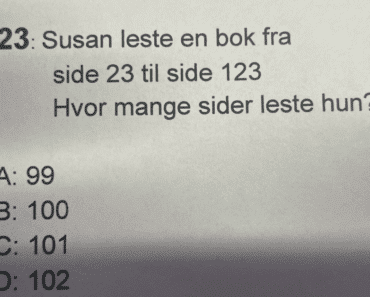 Hvor mange bøker leste Susan? 🤔