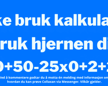 De færreste kan løse denne uten å bruke en kalkulator