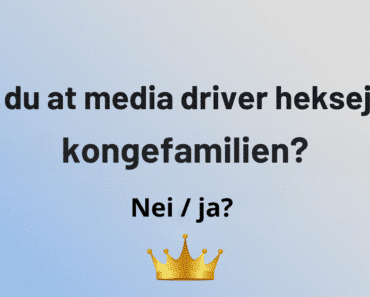 Synes du at media driver heksejakt på kongefamilien?