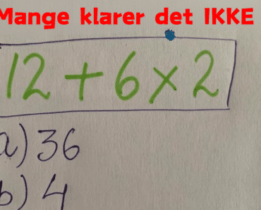 Mange klarer det IKKE