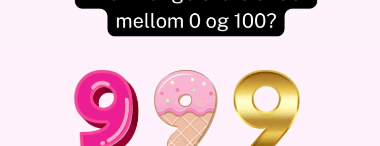 Hvor mange niere er det mellom 0 og 100? Mange mennesker glemmer et par!