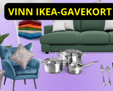 Vinn gavekort verdt 15 000 kroner til IKEA